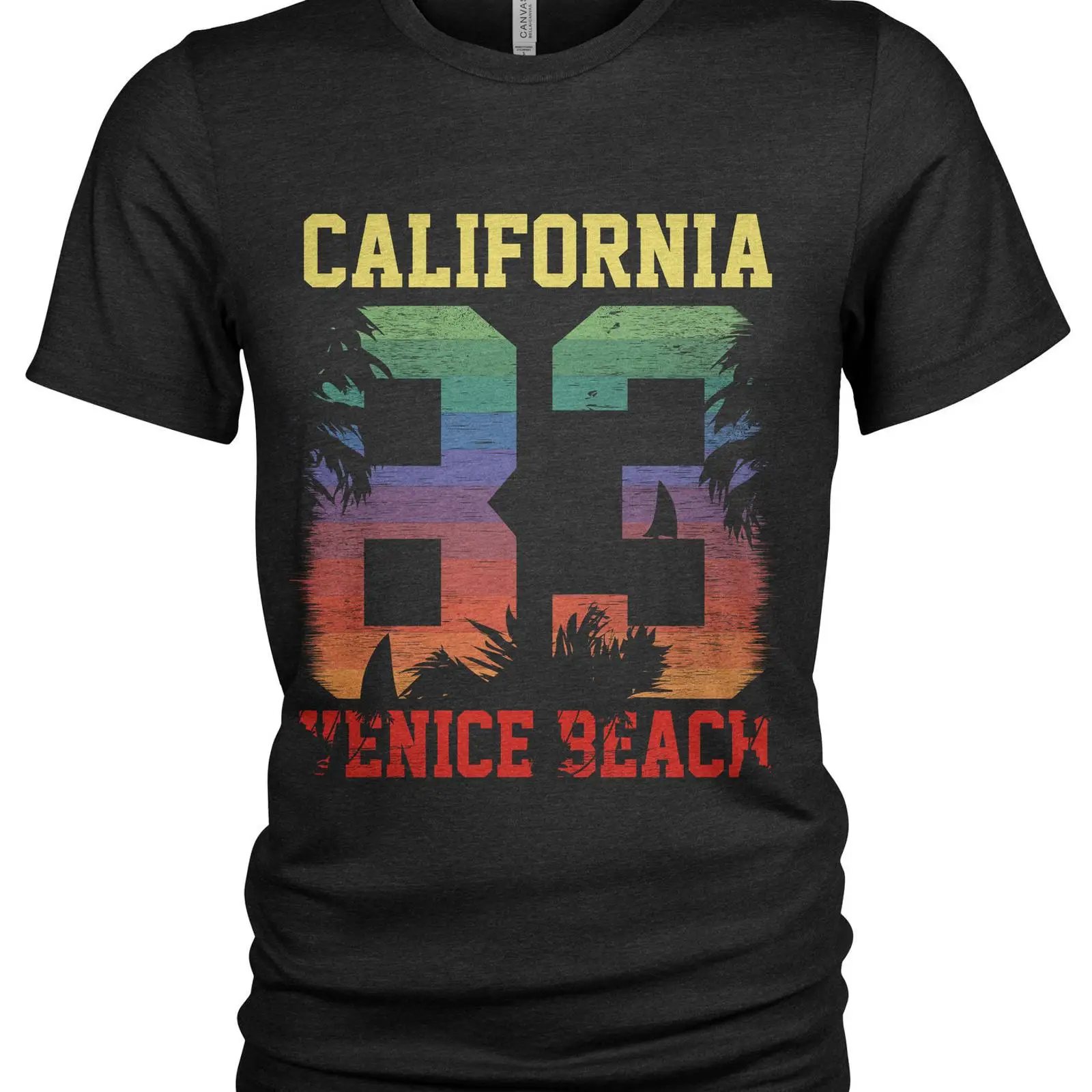 Vintage Fashion La - Koszulka Venice Beach 1983 Kalifornia LA