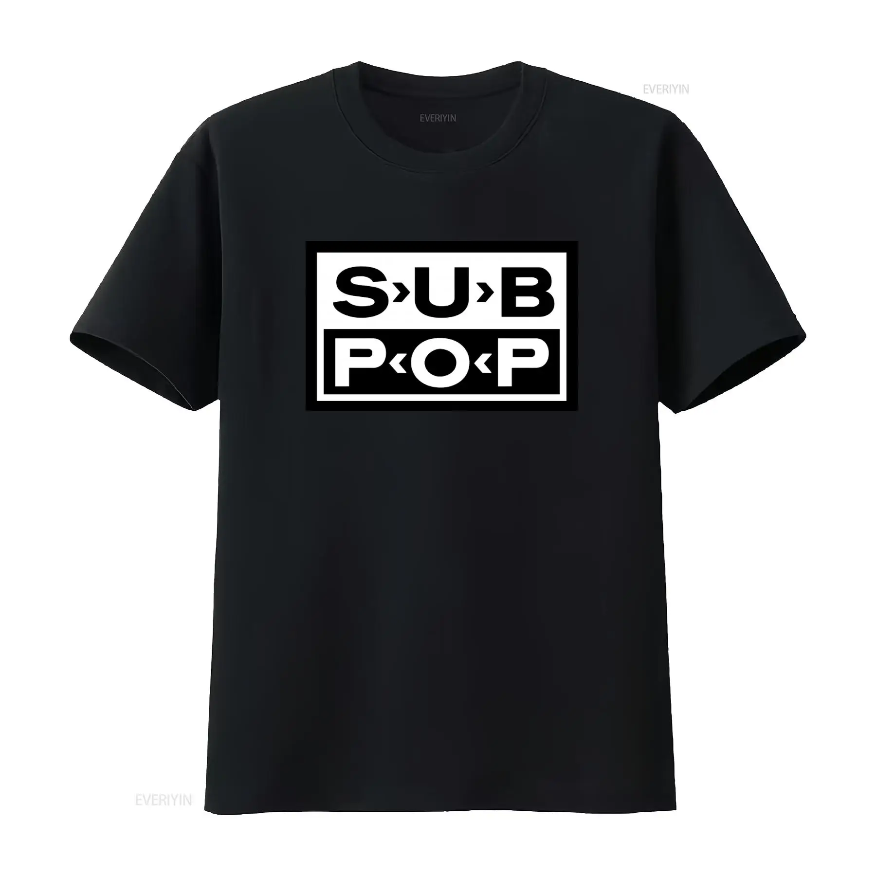 Koszulka Sub Pop Logo, czarna  – Vintage Fashion Jersey recenzja i cena