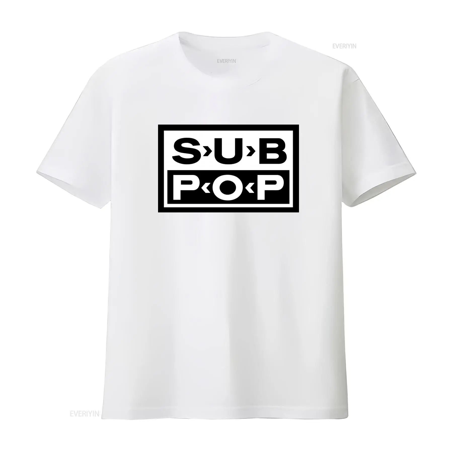 Koszulka Sub Pop Logo, czarna  – Vintage Fashion Jersey recenzja i cena